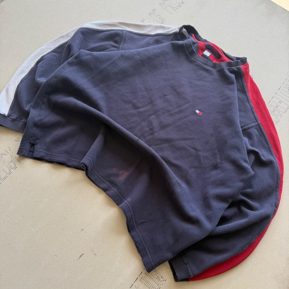 Y2K‎ Tommy Hilfiger Surf Style Thermal Crewneck